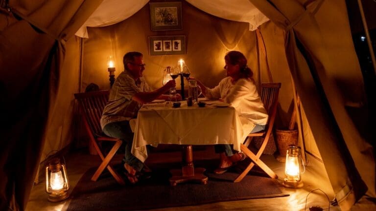 Candlelight Dinner at Sentinel Mara Camp
